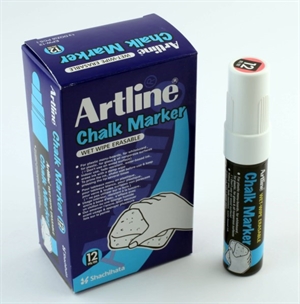 Artline Chalk Marker 12.0mm tip white